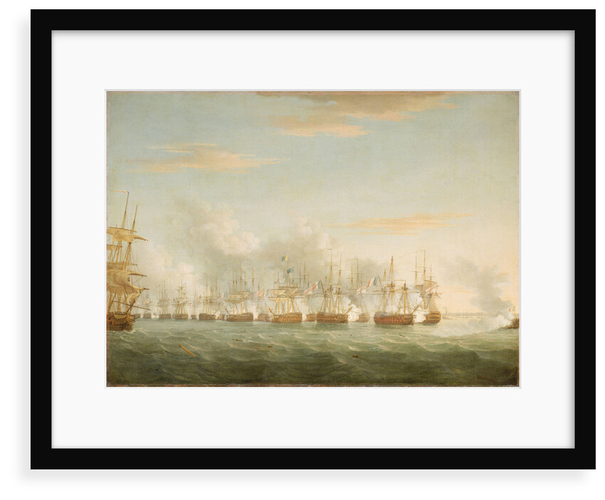 The Battle of the Nile, 1 August 1798 by Thomas Whitcombe