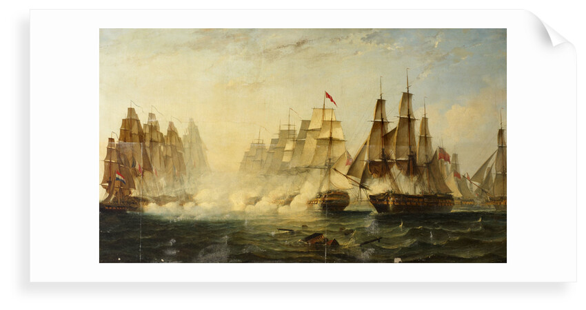 Dance's action in the Strait of Malacca, 14 February 1804 by William Adolphus Knell
