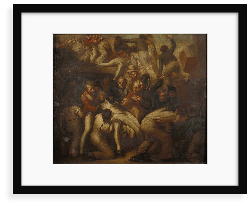 The death of Nelson at the Battle of Trafalgar, 21 October 1805 by Samuel Drummond
