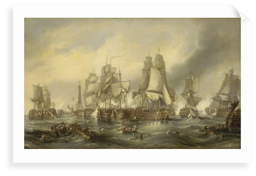 The Battle of Trafalgar, 21 October 1805 by George Chambers