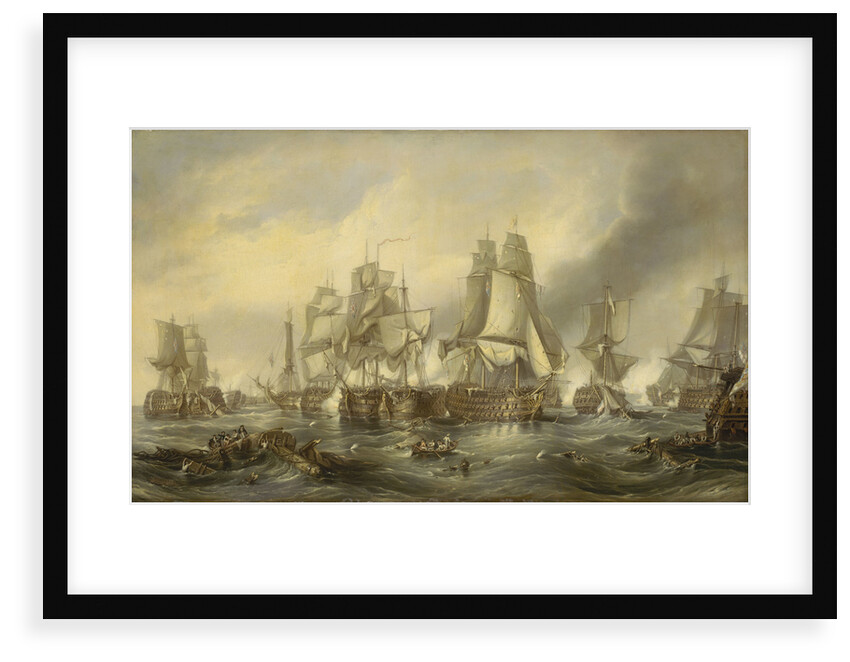 The Battle of Trafalgar, 21 October 1805 by George Chambers