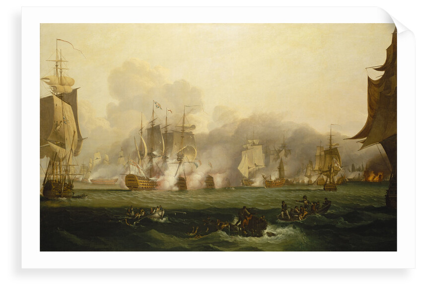 The Battle of Trafalgar, 21 October 1805 by Samuel Drummond