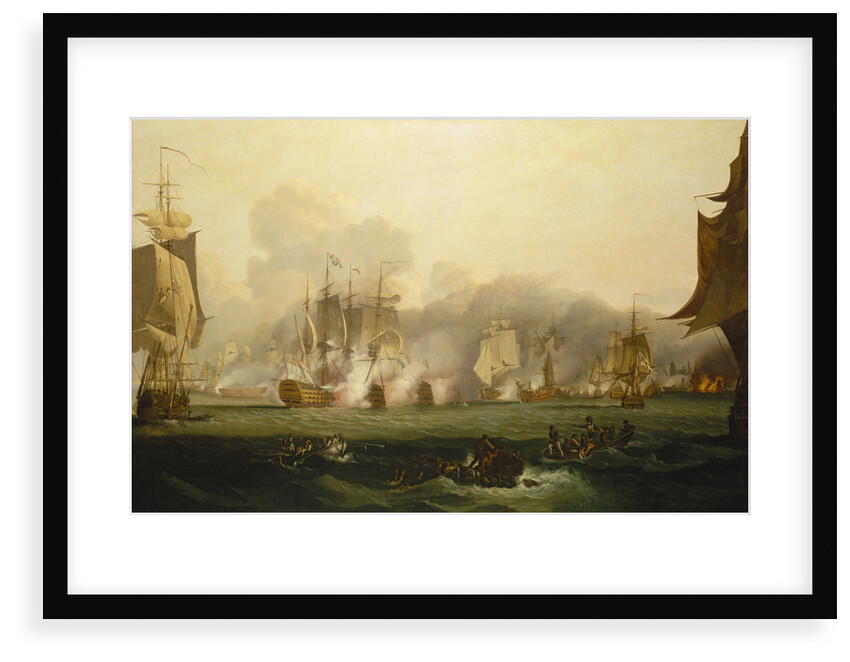 The Battle of Trafalgar, 21 October 1805 by Samuel Drummond