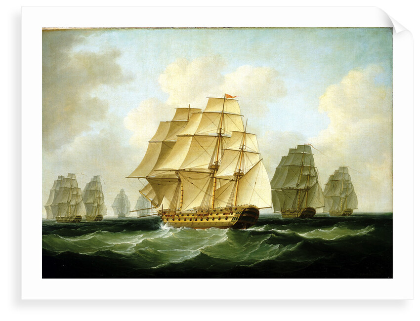 Strachan's action after Trafalgar, 4 November 1805 by Francis Sartorius