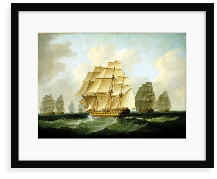 Strachan's action after Trafalgar, 4 November 1805 by Francis Sartorius