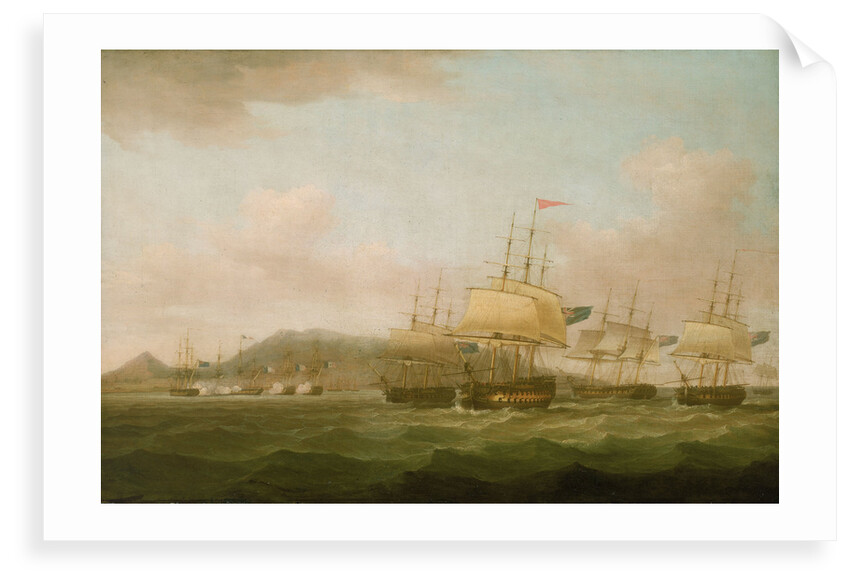 The capture of Saint Paul near the Isle de Bourbon, 21 September 1809 by Thomas Whitcombe