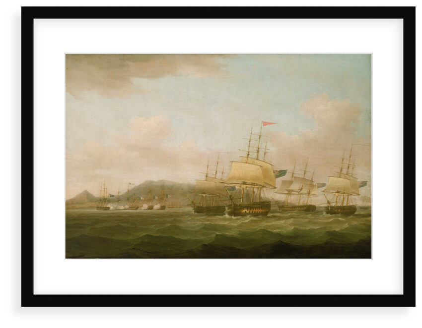 The capture of Saint Paul near the Isle de Bourbon, 21 September 1809 by Thomas Whitcombe