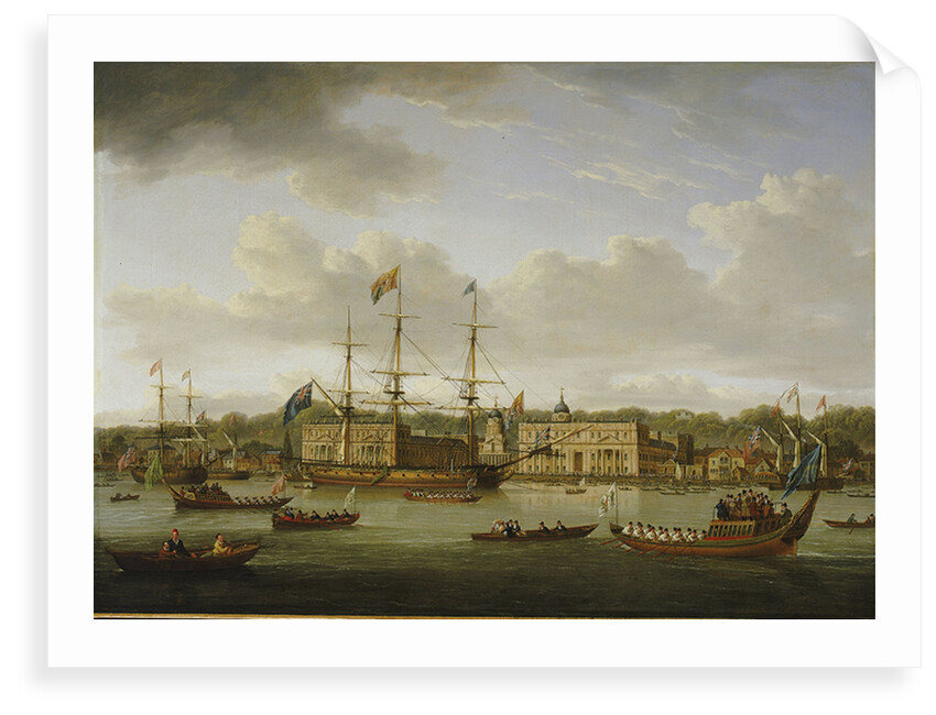 The return of George IV to Greenwich from Scotland, 10 August 1822 by William Anderson