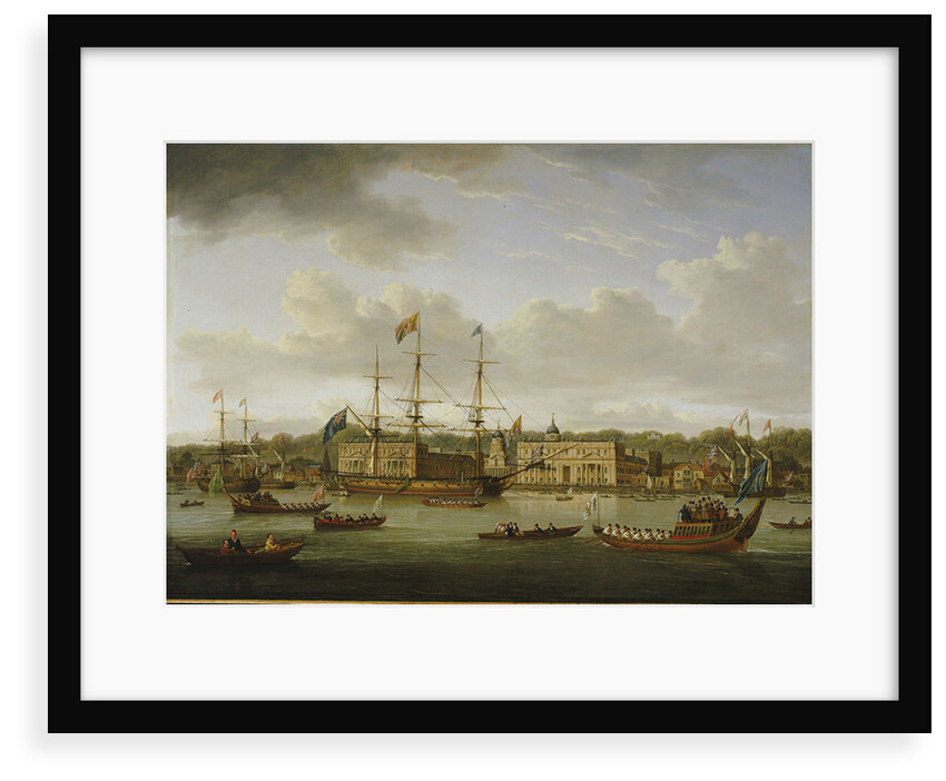 The return of George IV to Greenwich from Scotland, 10 August 1822 by William Anderson