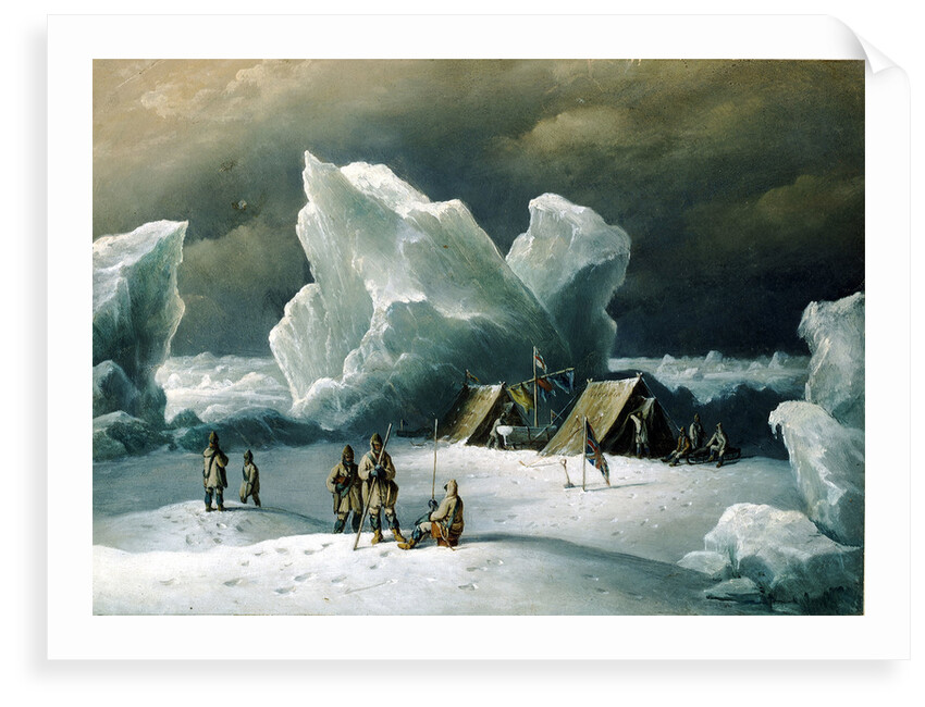 Captain Markham's most northerly encampment by Richard Brydges Beechey