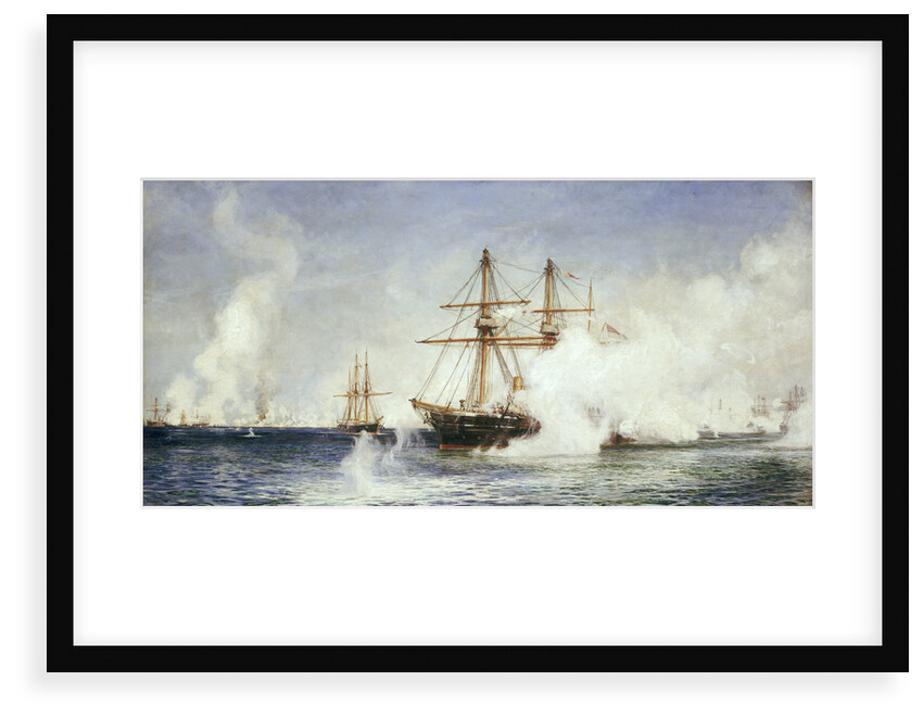 HMS 'Condor' at the bombardment of Alexandria, 11 July 1882 by William Lionel Wyllie