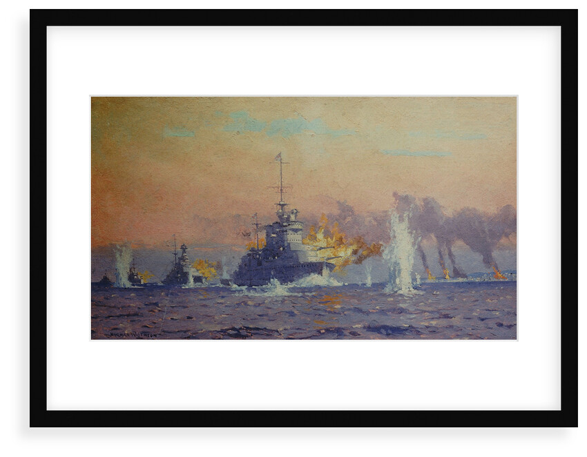 Bombardment of Genoa, 9 February 1941 by Norman Wilkinson