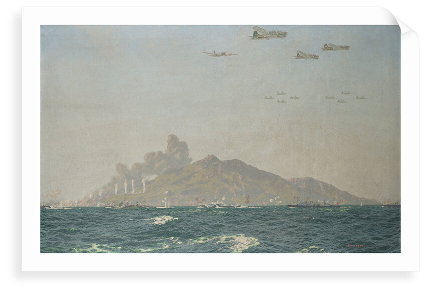 Bombardment of Pantelleria, Italy, 11 June 1943 by Charles Pears