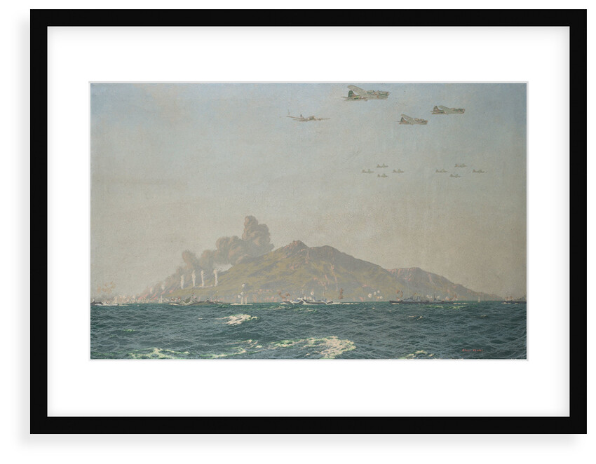 Bombardment of Pantelleria, Italy, 11 June 1943 by Charles Pears