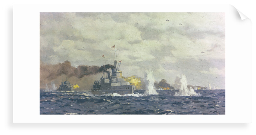 The Battle of the Bay of Biscay, 28 December 1943 by Norman Wilkinson