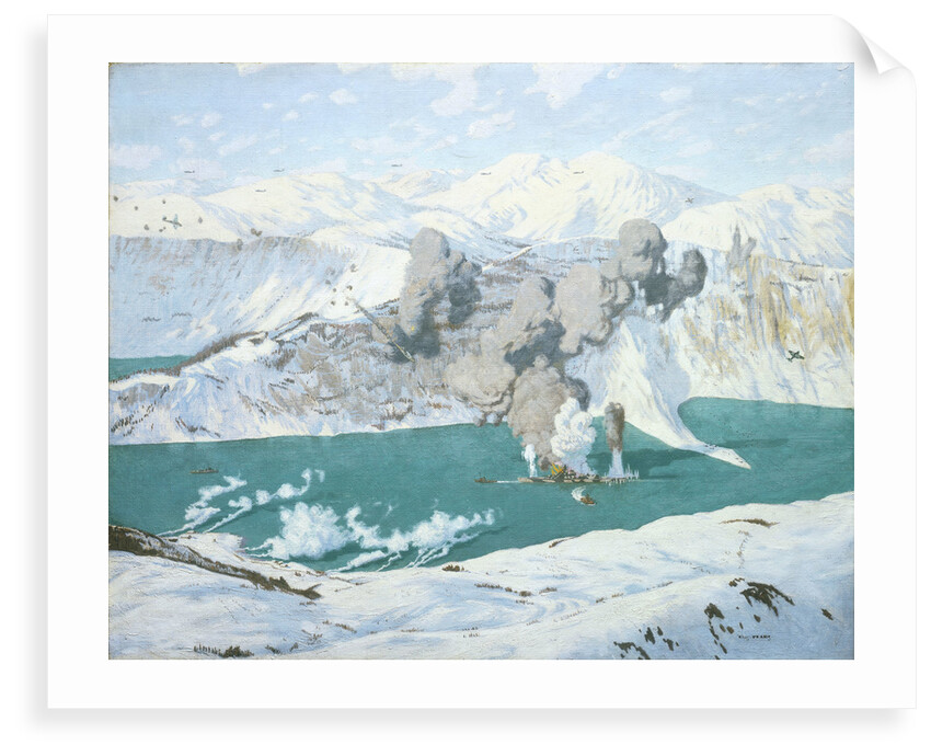 The 'Tirpitz' attacked by Barracudas, 3 April 1944 by Charles Pears