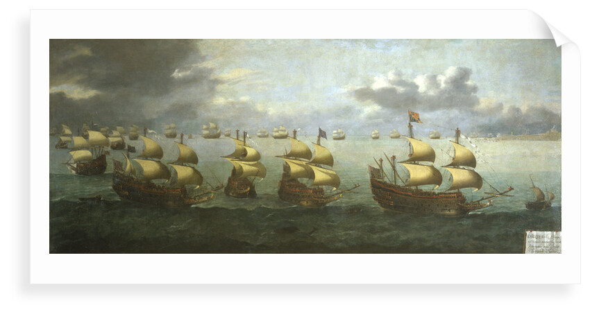 The return of Prince Charles from Spain, 5 October 1623 by Hendrick Cornelisz Vroom