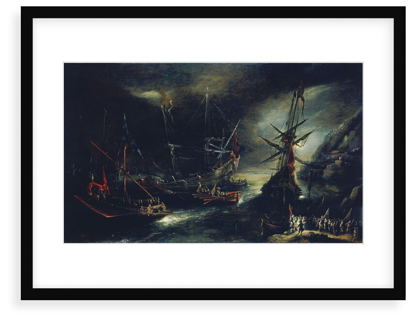 Embarkation of Spanish troops by Andries van Eertvelt