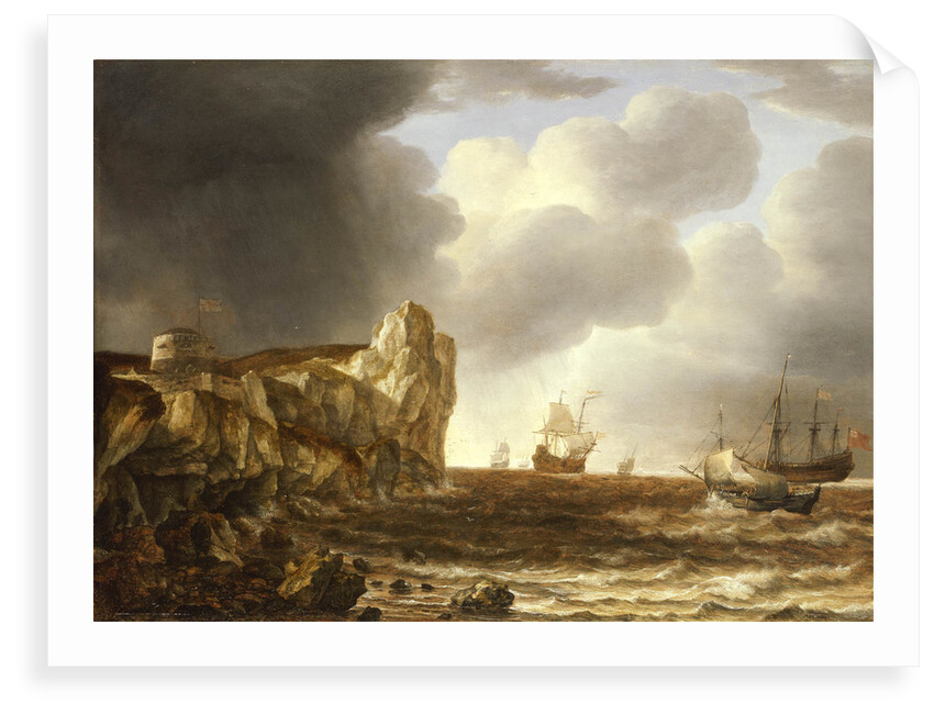 Shipping off the English coast by Simon de Vlieger