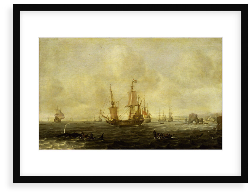 A Dutch whaling fleet by Jacob Feyt de Vries