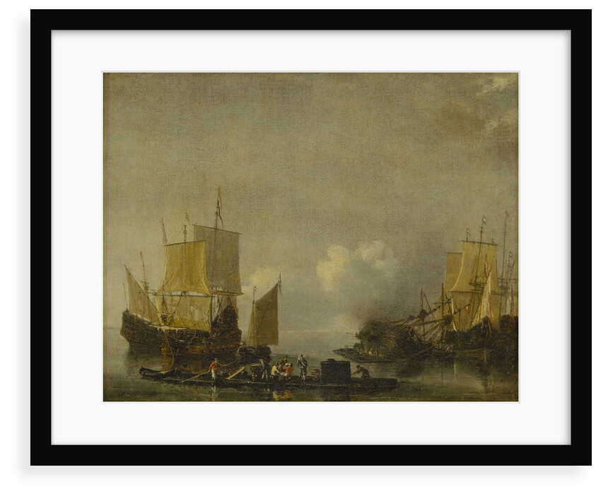 Ships being repaired by Reinier Nooms