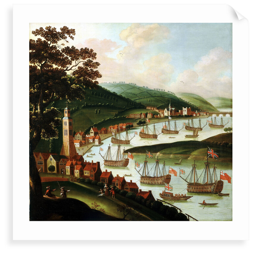 Ships laid up in the Medway by Netherlandish School
