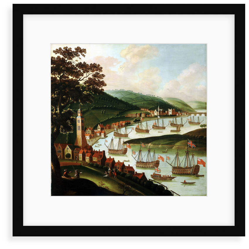Ships laid up in the Medway by Netherlandish School