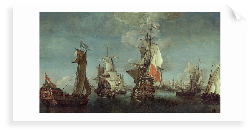 Shipping off Rotterdam by unknown