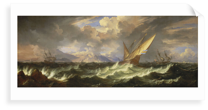 A fresh breeze in the Mediterranean by Pieter Mulier