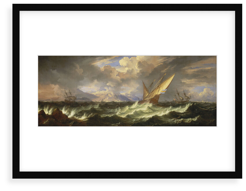 A fresh breeze in the Mediterranean by Pieter Mulier