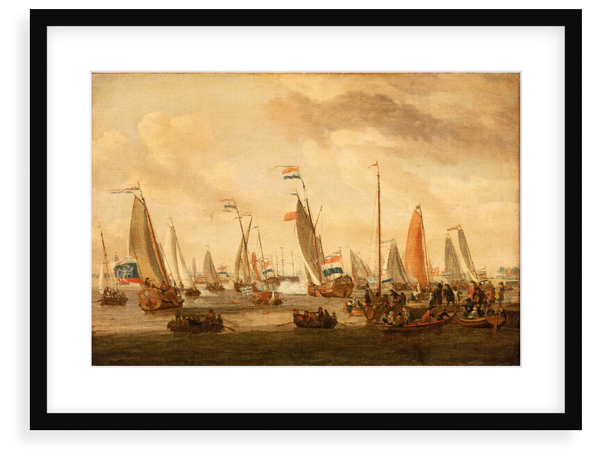Review of Dutch yachts before Peter the Great by Abraham Storck