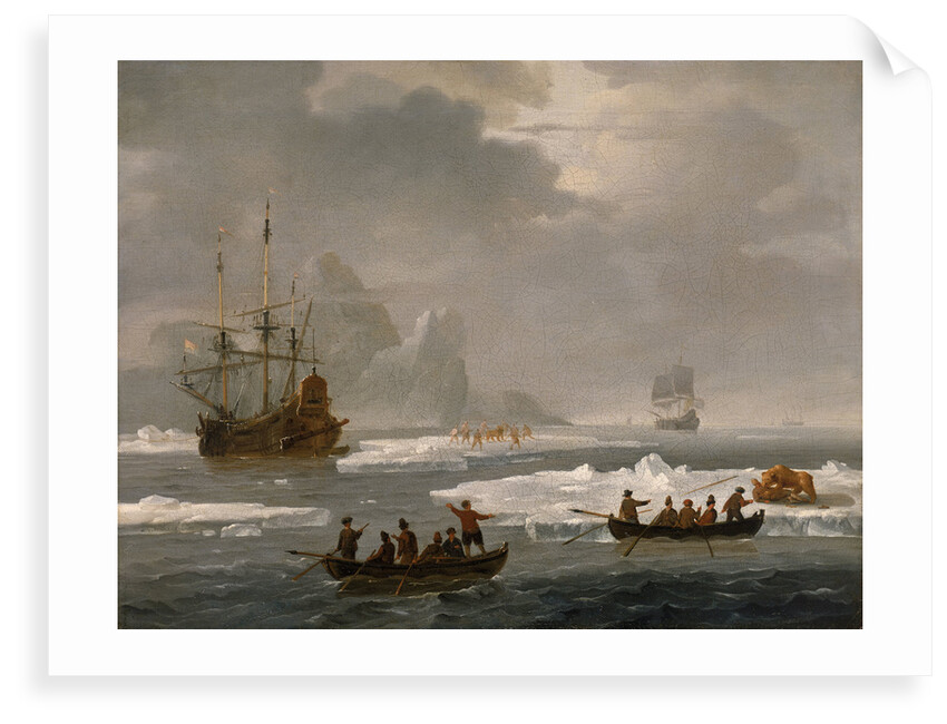 Royal yachts, one ketch rigged and one smack rigged by L. de Man