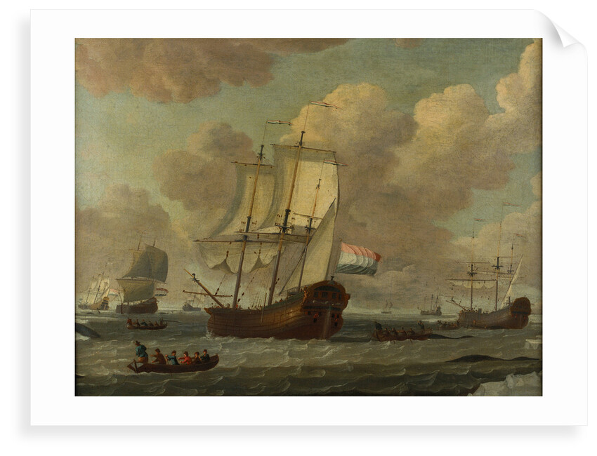 Dutch whalers in the ice by Adam Silo