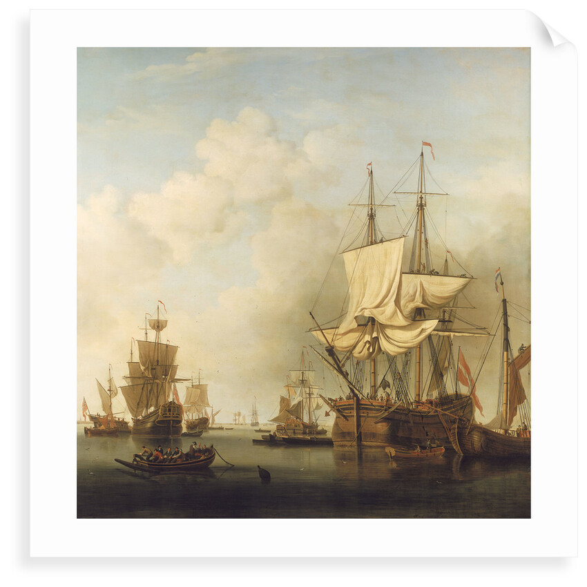 A Danish timber barque by Samuel Scott