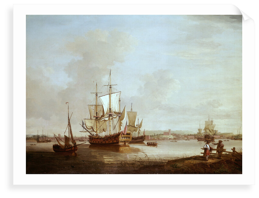 Shipping off Woolwich by Thomas Mellish