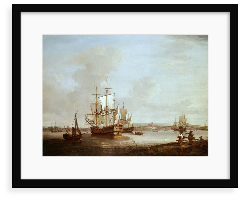 Shipping off Woolwich by Thomas Mellish