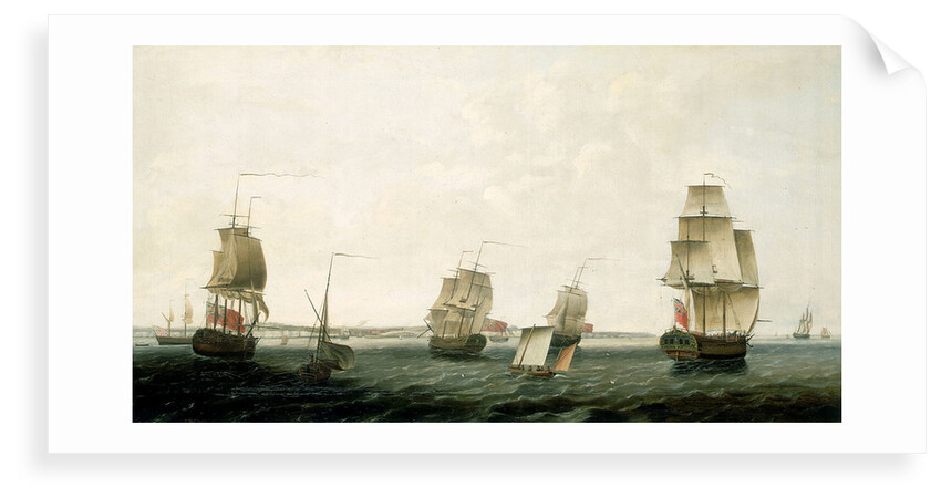 Ships off Dover by Francis Holman