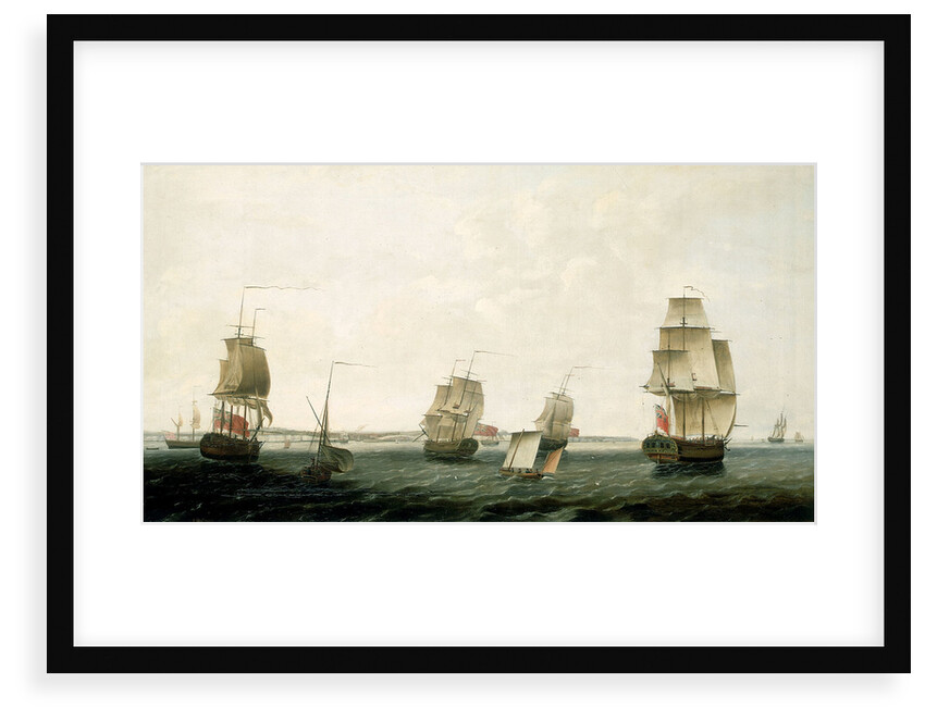 Ships off Dover by Francis Holman