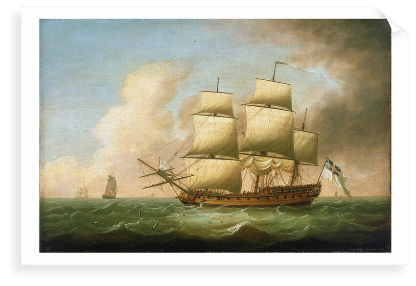A frigate by Dominic Serres the Elder