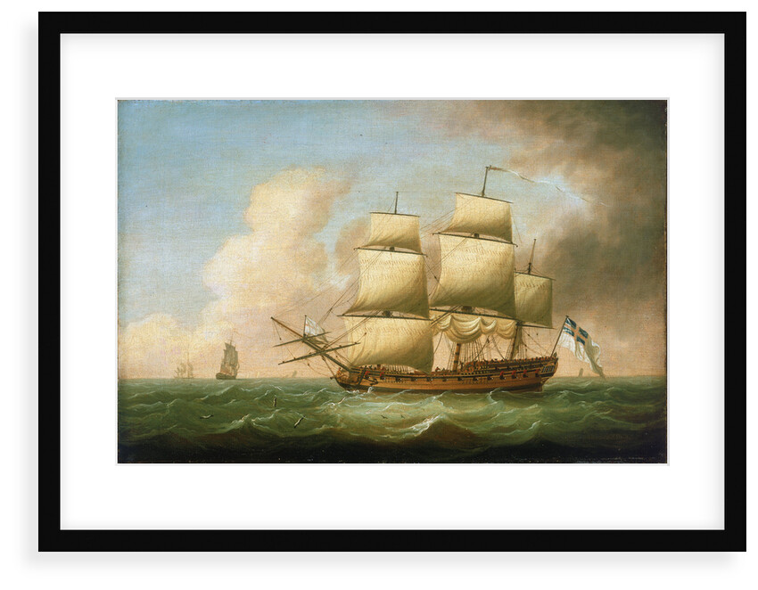 A frigate by Dominic Serres the Elder