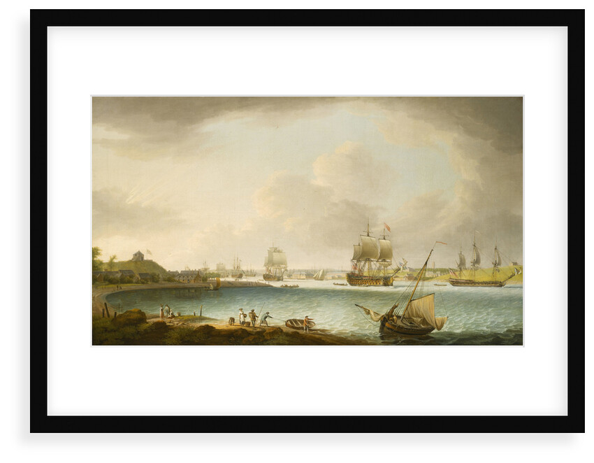 Men-of-war at Plymouth by Dominic Serres the Elder