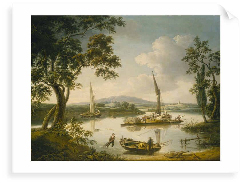 The Thames at Shillingford by John Thomas Serres