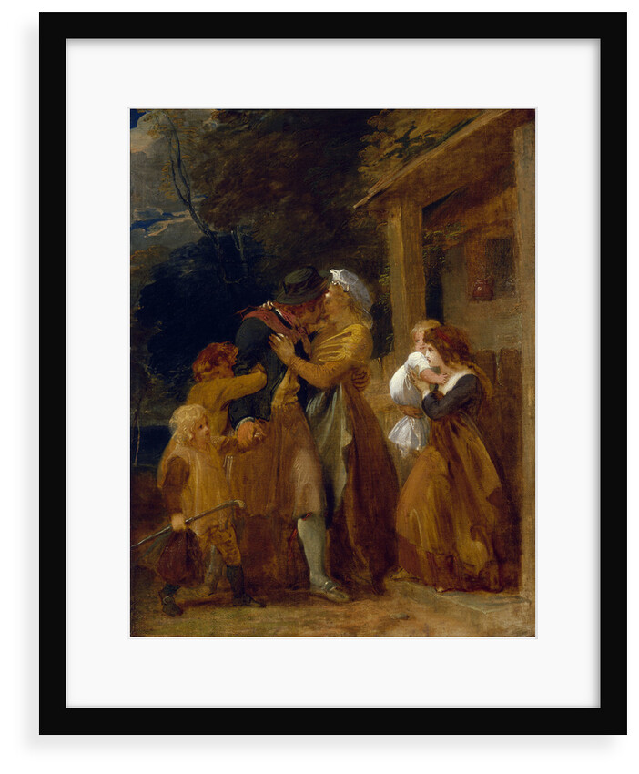 A sailor returns in peace by Thomas Stothard