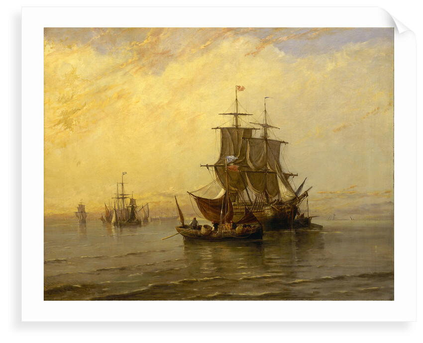 A Collier in the Thames by John Francis Salmon
