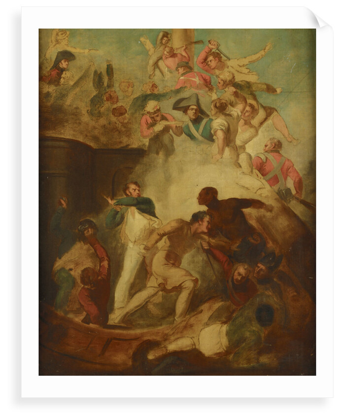 Repulsing a boarding party by Samuel Drummond