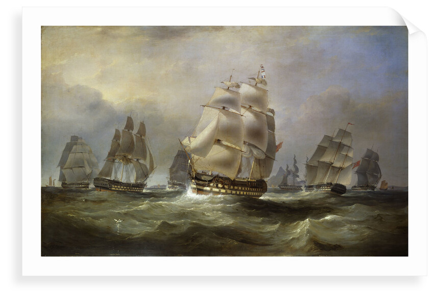 East Indiamen in the China seas by William John Huggins