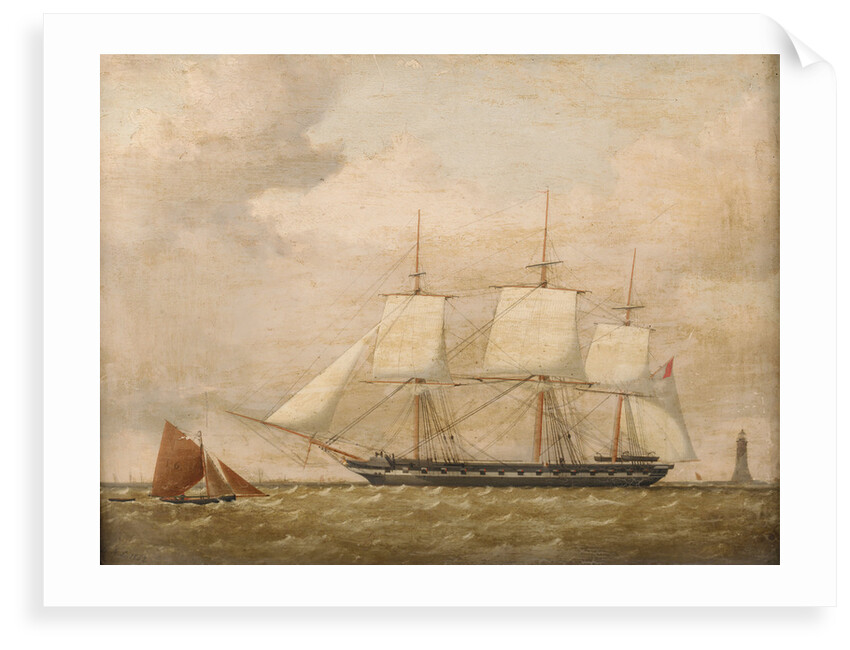 A frigate by Henry A. Luscombe