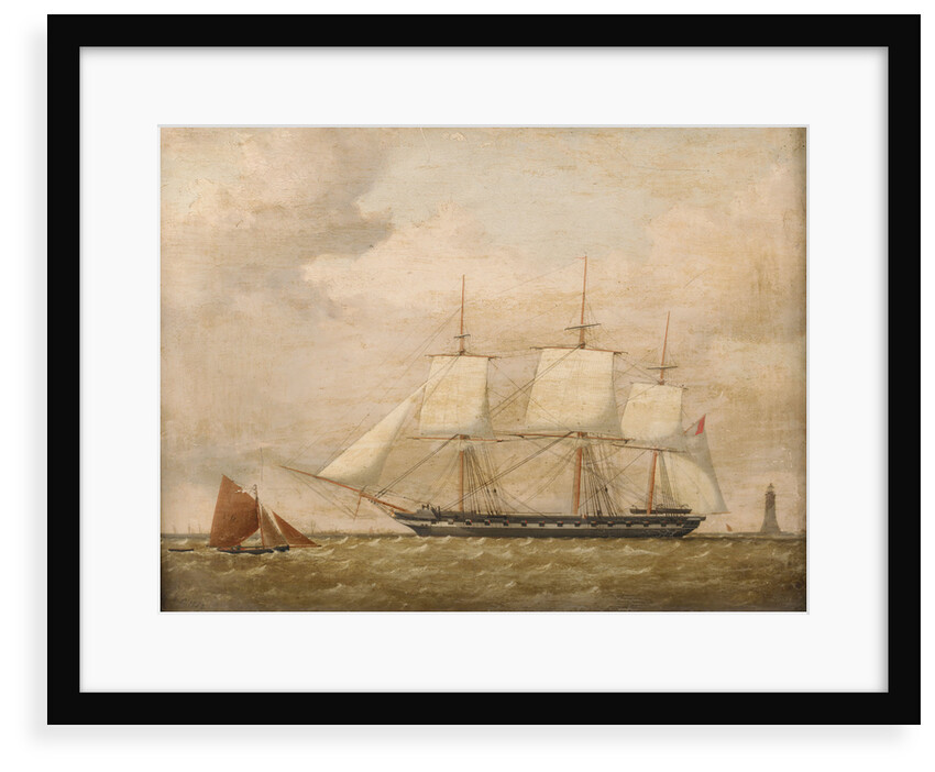 A frigate by Henry A. Luscombe