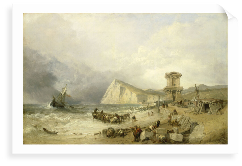 Shakespeare Cliff, Dover, 1849 by Clarkson Stanfield