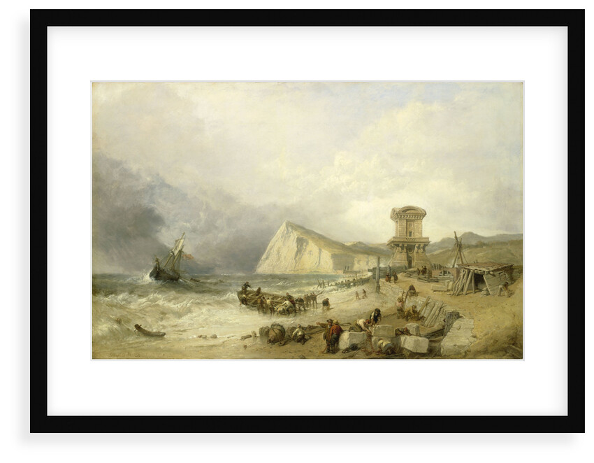 Shakespeare Cliff, Dover, 1849 by Clarkson Stanfield
